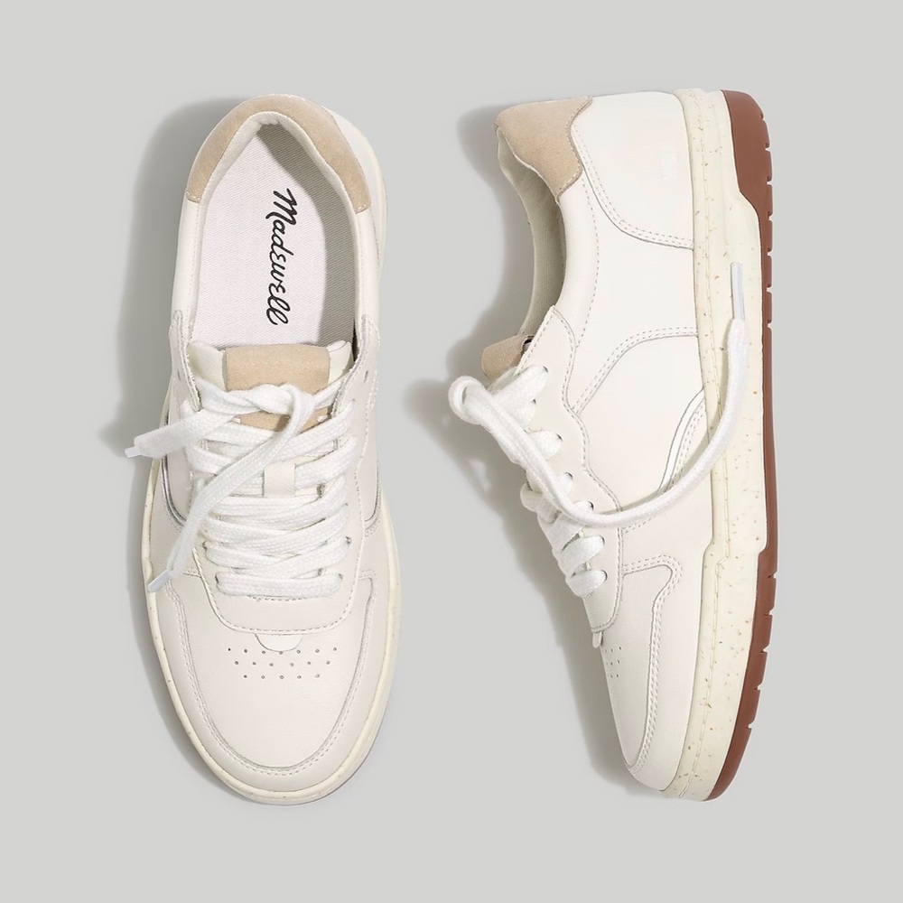Madewell leather court sneakers
